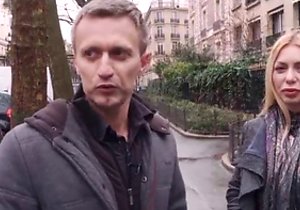 Blond-haired beauty stripping naked and being kinky